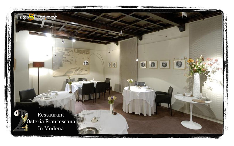 Restaurant Osteria Francescana in Modena